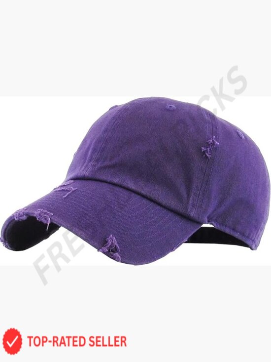Vintage Washed Distressed Cotton Dad Hat Baseball Cap Adjustable Unisex Headwear